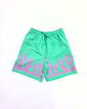 Fire shortsit, GREEN