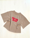 HURRAA Box T-shirt, BEIGE