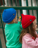 BEAM Cotton Beanie, BLUE