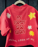 Lucky t-paita, DARK CORAL